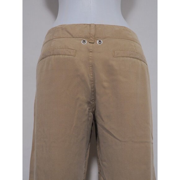 PAM & GELA Tan 100% Tencel Pants With Elastic Cuffs, US Size 4 - Picture 5 of 10